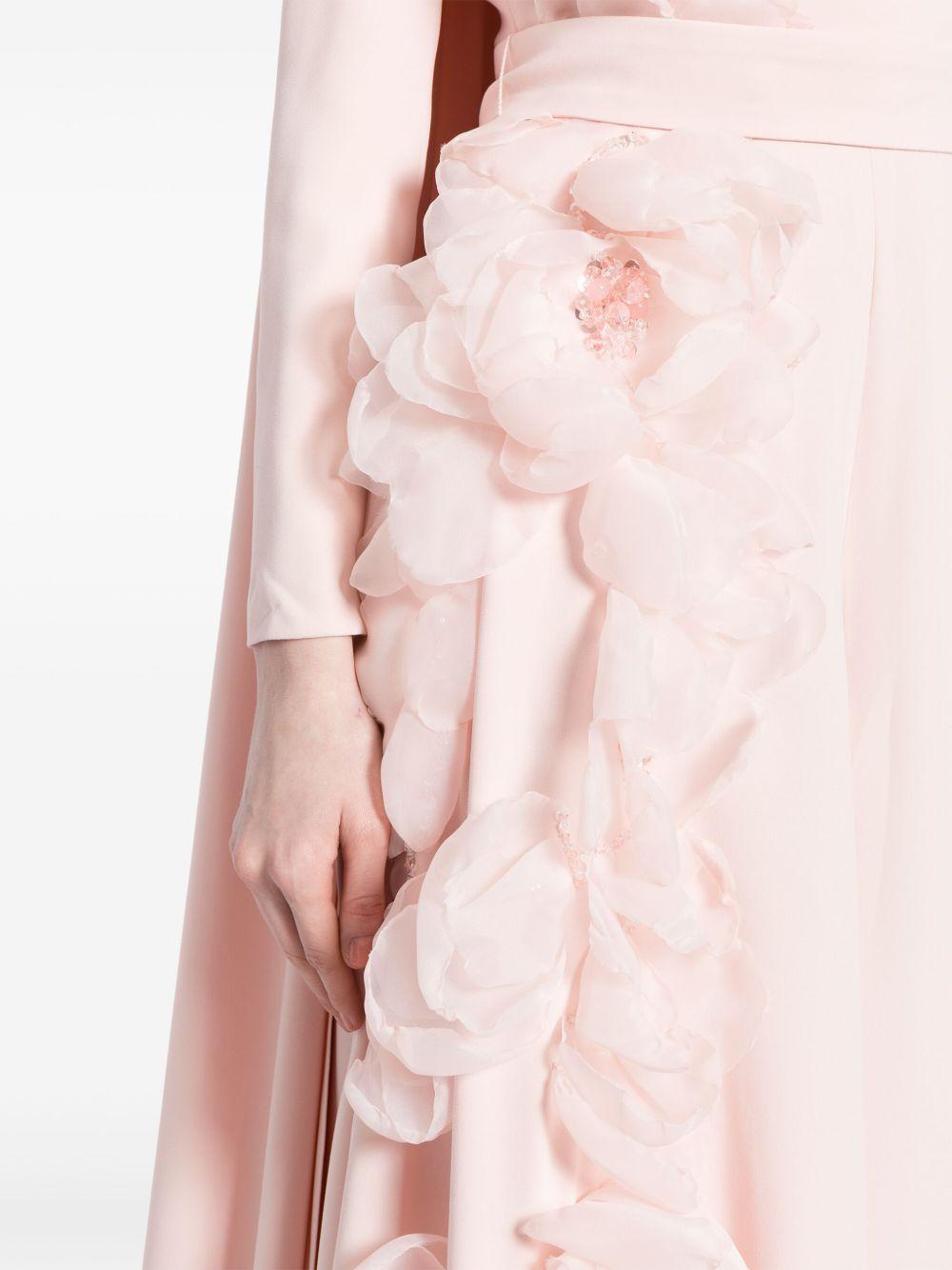 organza-flowers kaftan jumpsuit Product Image