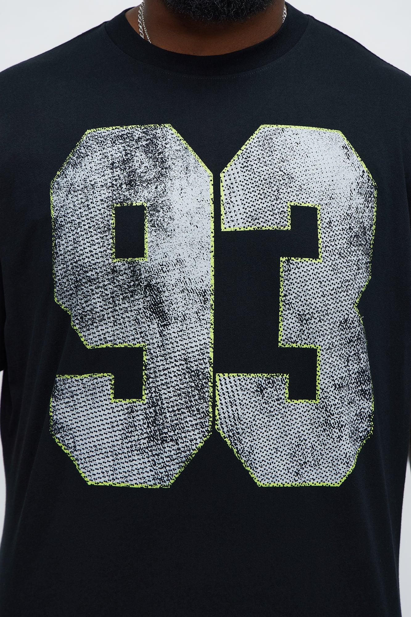 How We Chill From 93 Till Boxy Short Sleeve Tee - Black Male Product Image