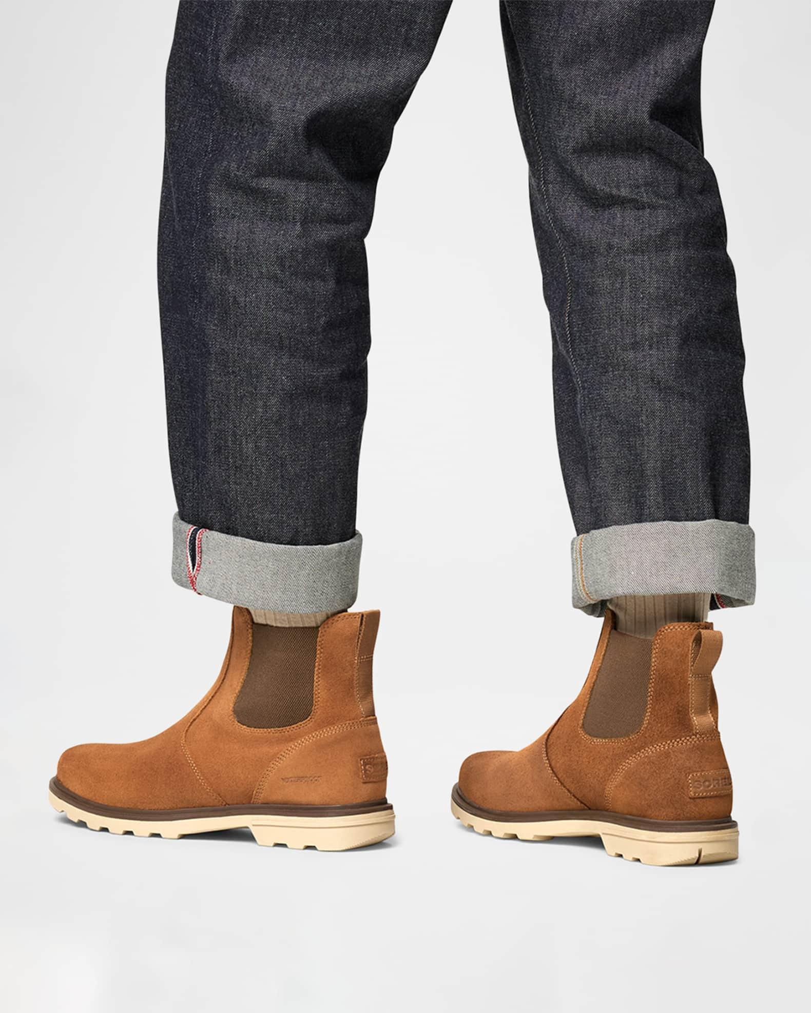 Sorel Mens Carson Waterproof Pull On Chelsea Boots Product Image