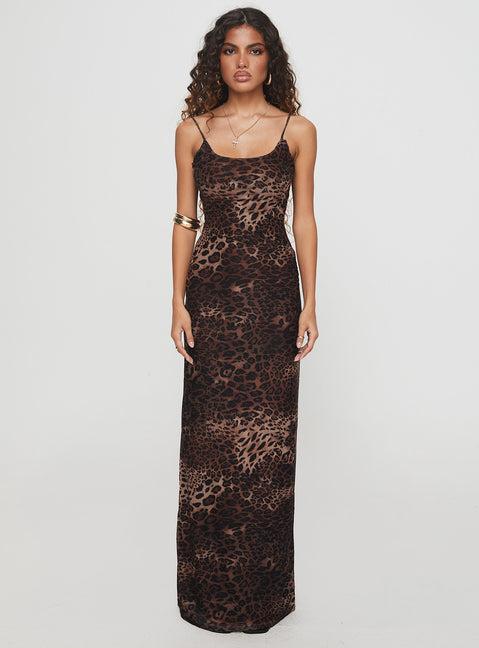 Knox Maxi Dress Leopard Product Image