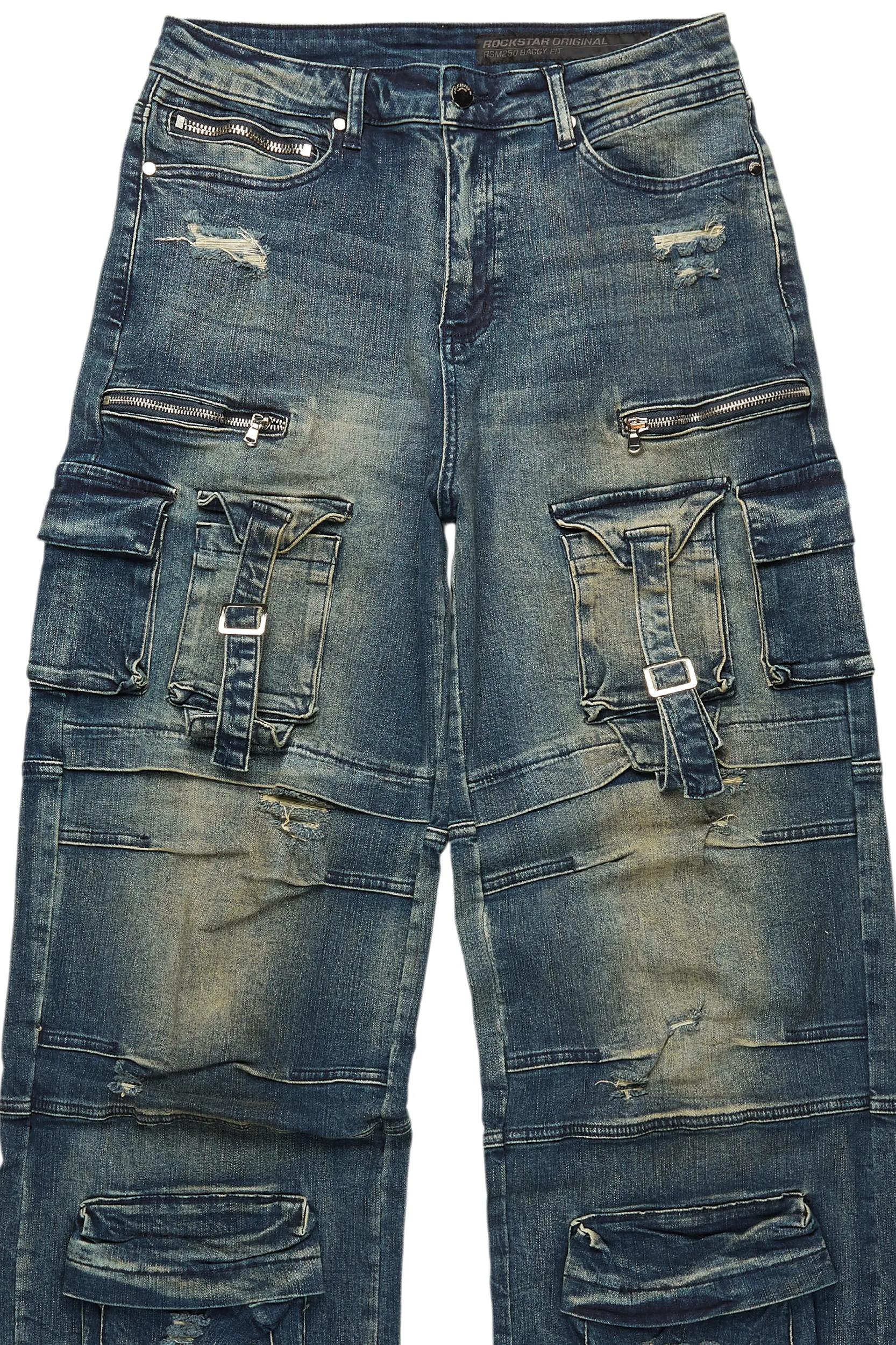 Berdi Dirty Wash Baggy Fit Jean Male Product Image
