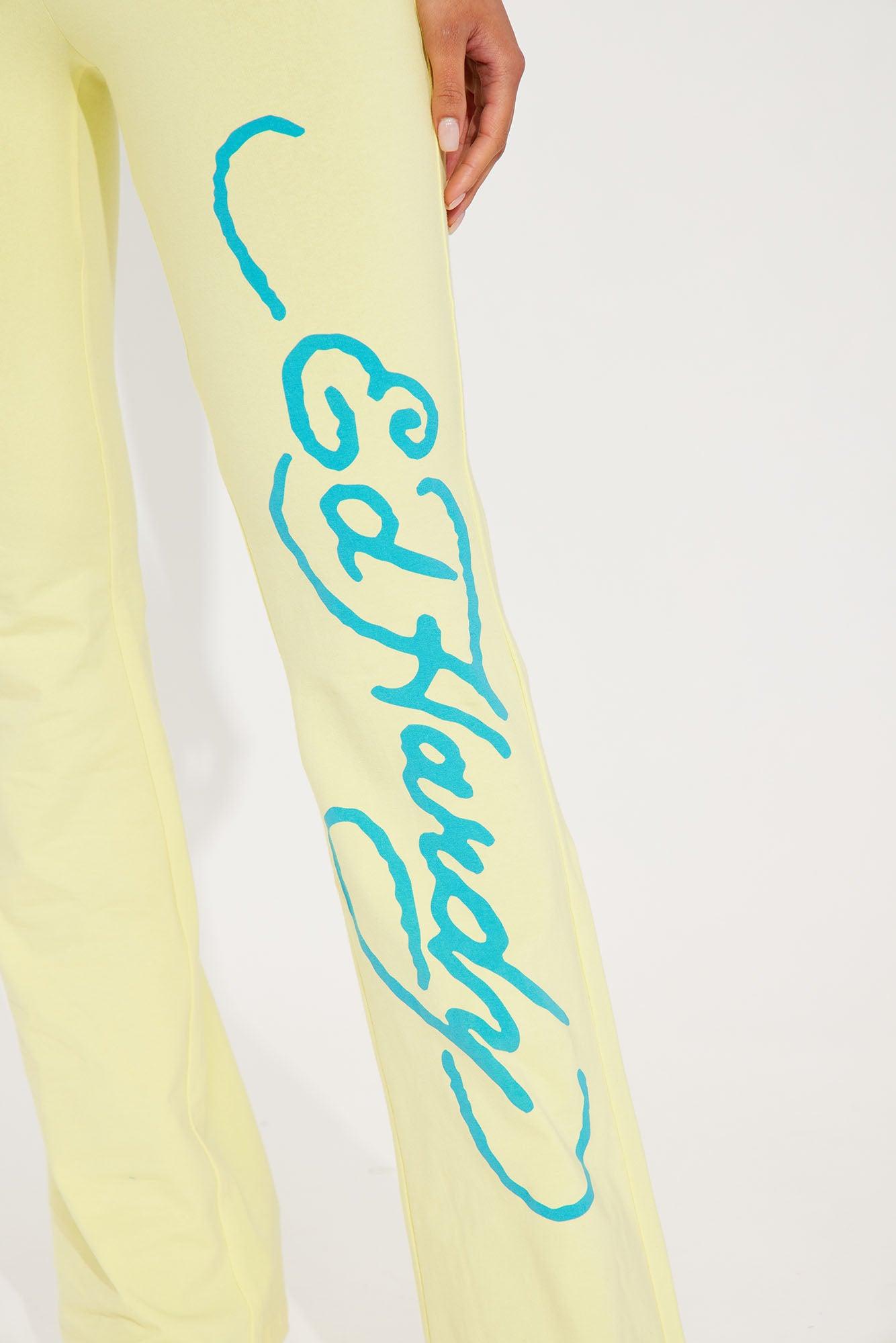 Ed Hardy Pierced Heart Pant Set - Yellow Product Image