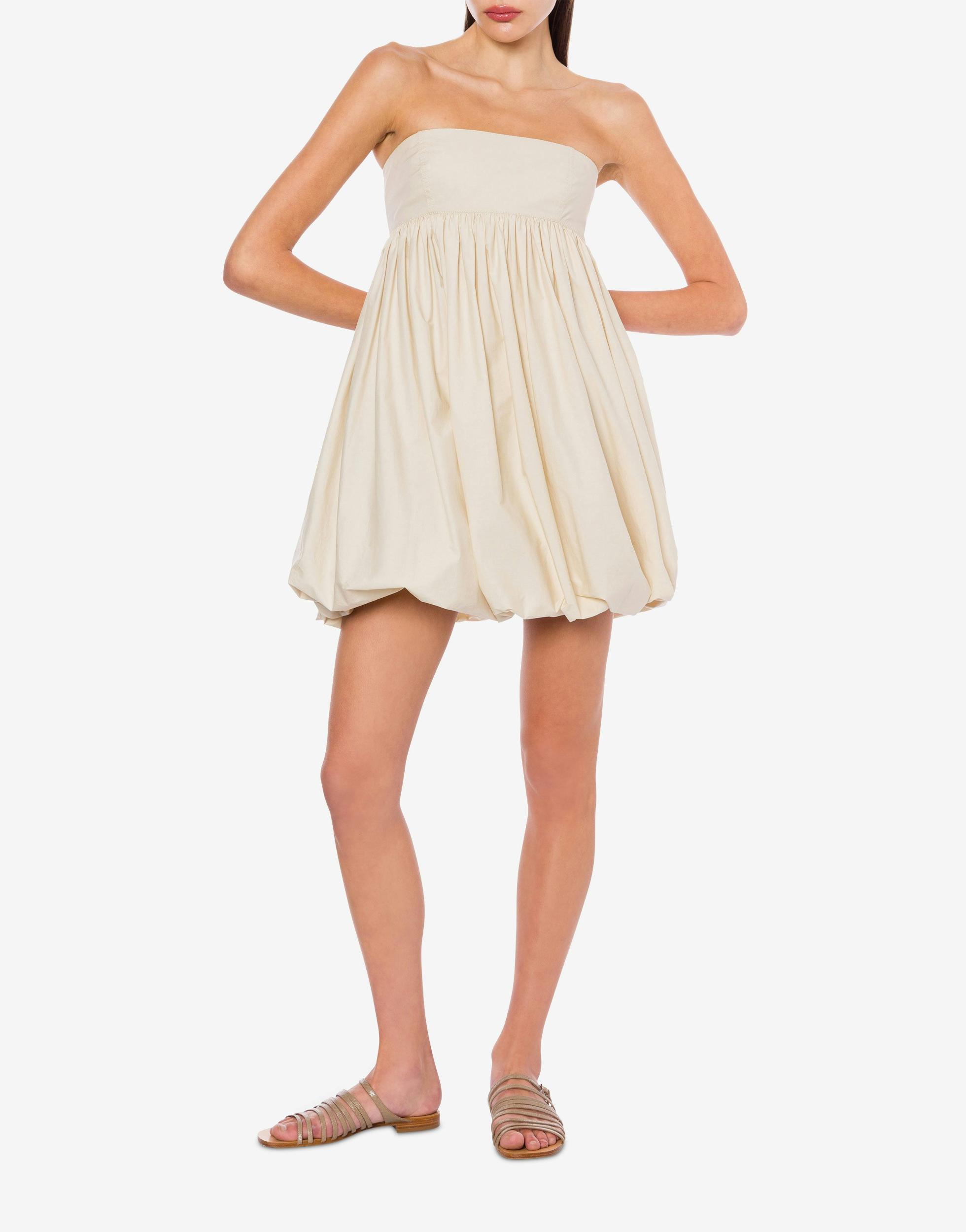 Stretch poplin bustier minidress Product Image