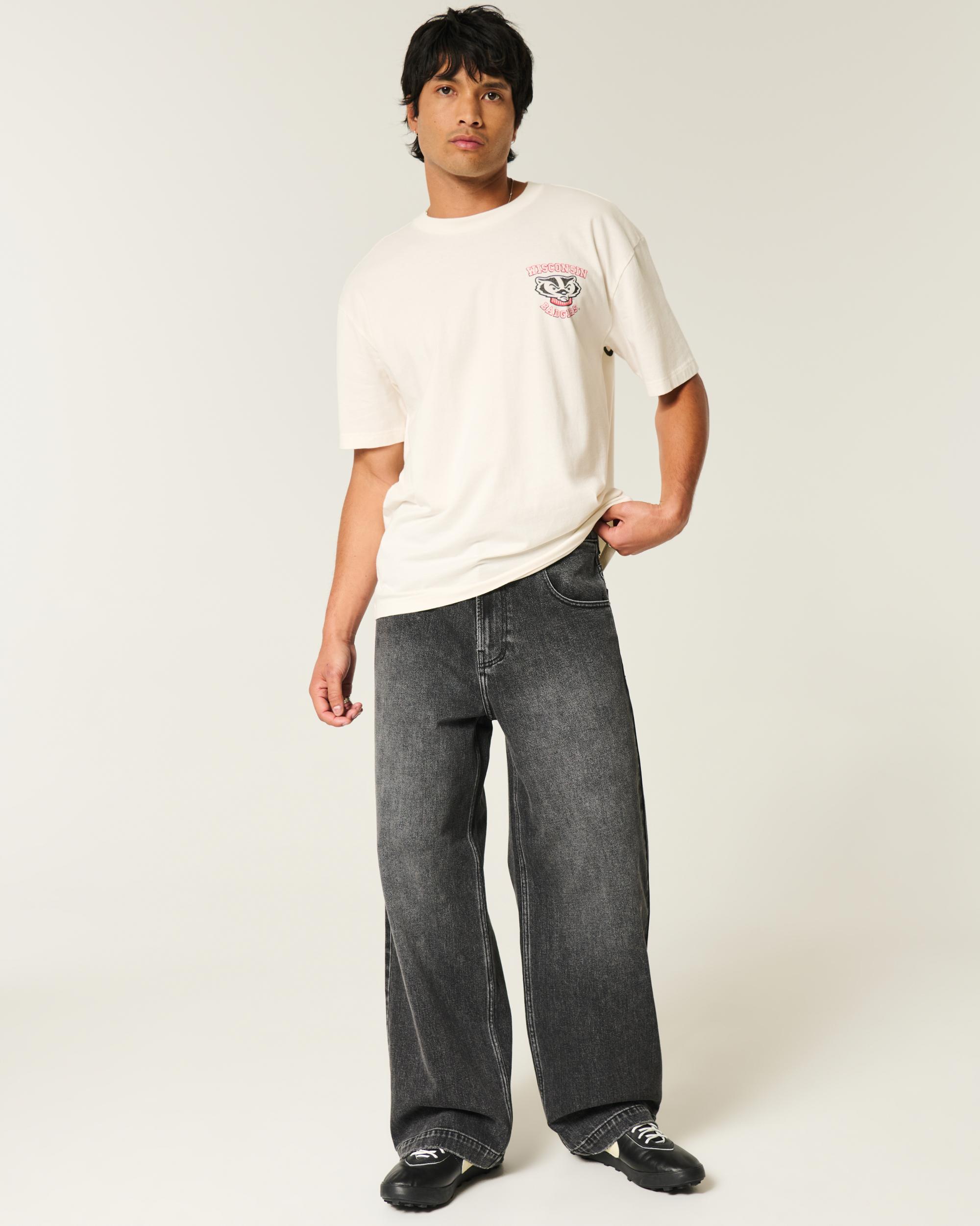 Boxy University of Wisconsin Badgers Graphic Tee Product Image