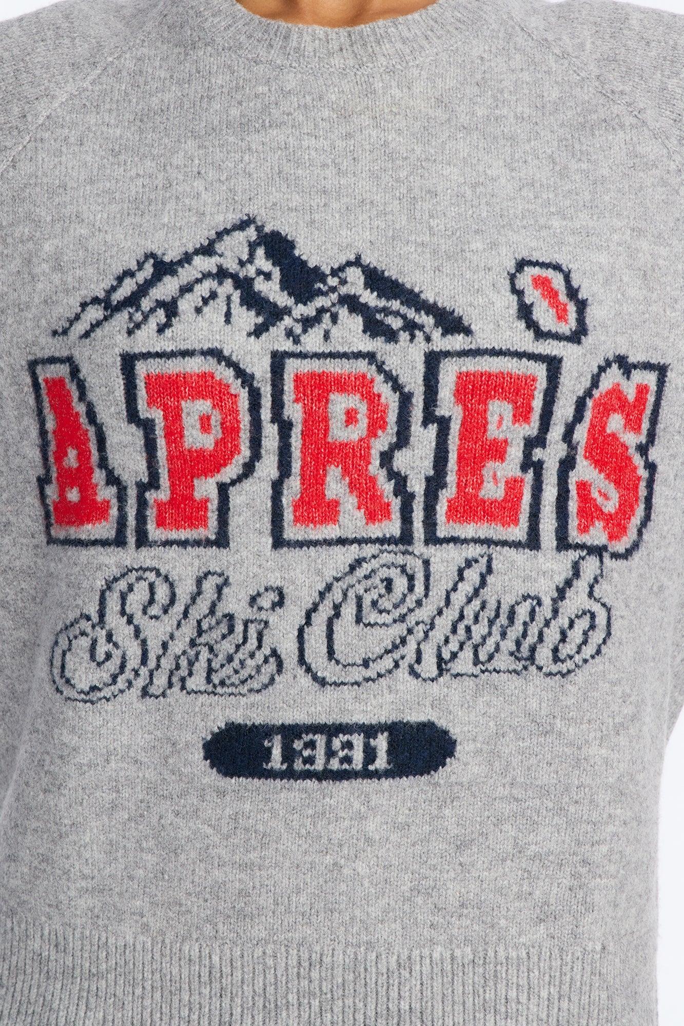 Apres Ski Club Pullover Sweater - Grey/combo Female Product Image