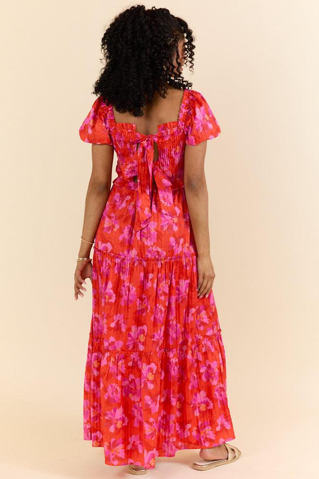 Easy To Impress Purple and Orange Maxi Dress FINAL SALE Product Image