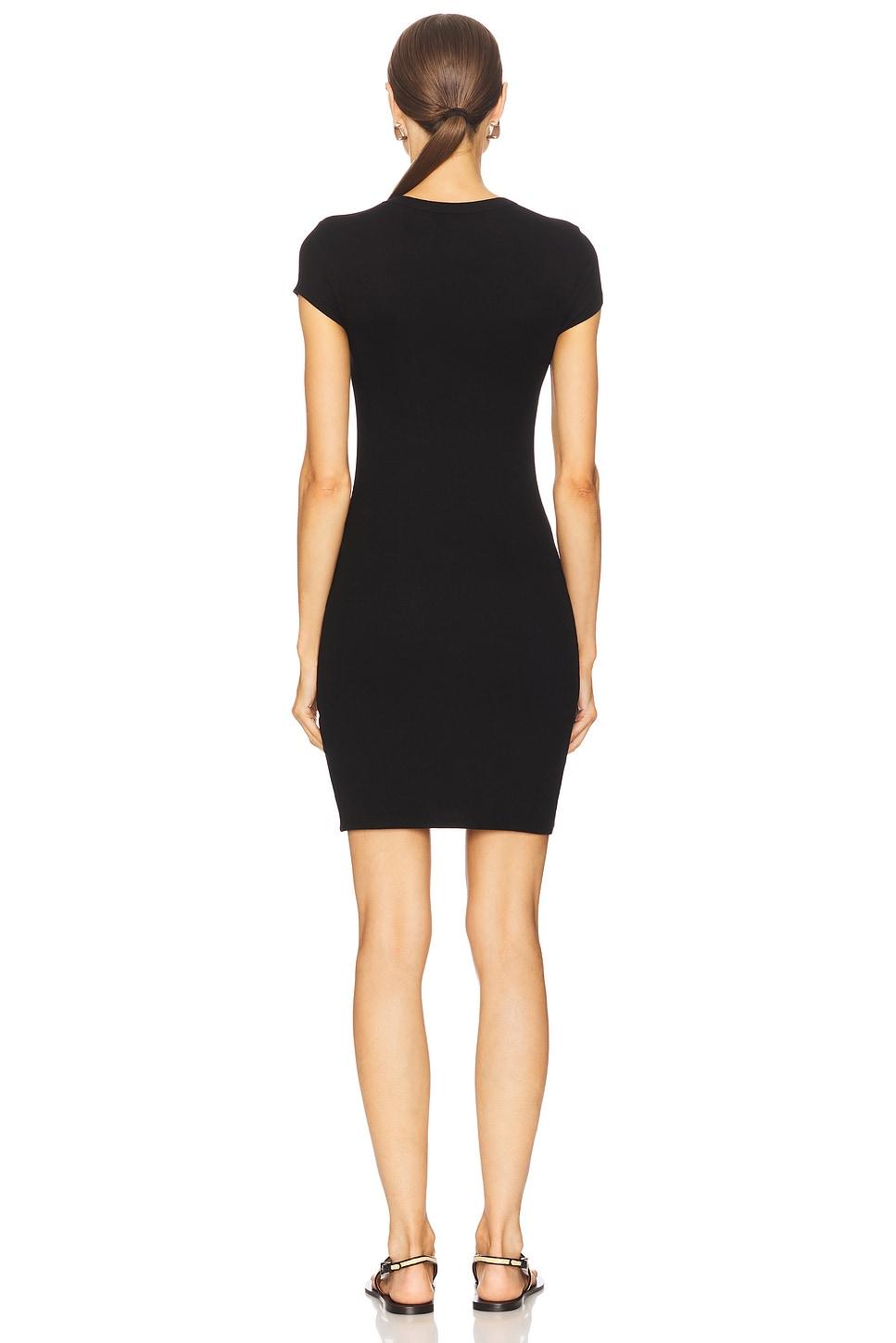 Silk Rib Cap Sleeve Mini Dress Enza Costa Product Image