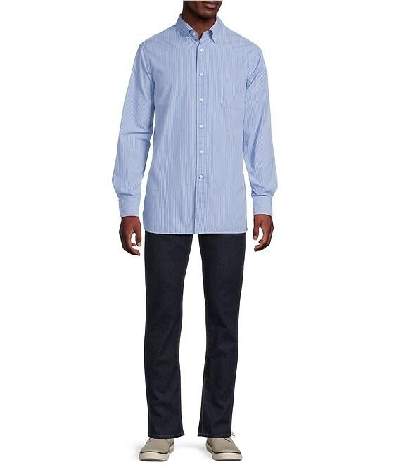 Cremieux Blue Label Striped Poplin Long Sleeve Woven Shirt Product Image
