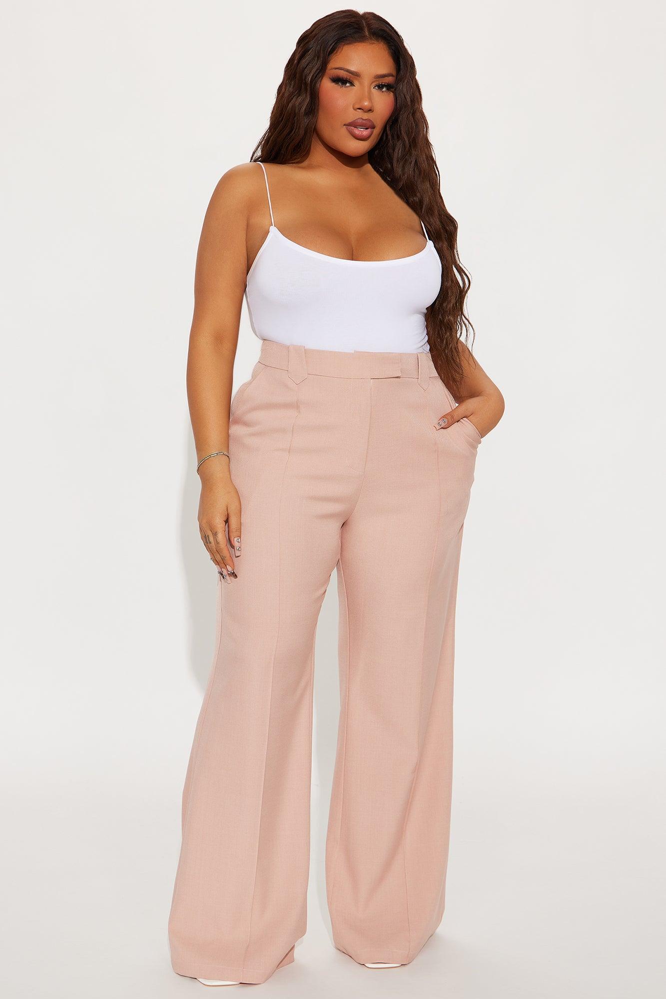 Delancey Flared Trouser - Mauve Product Image