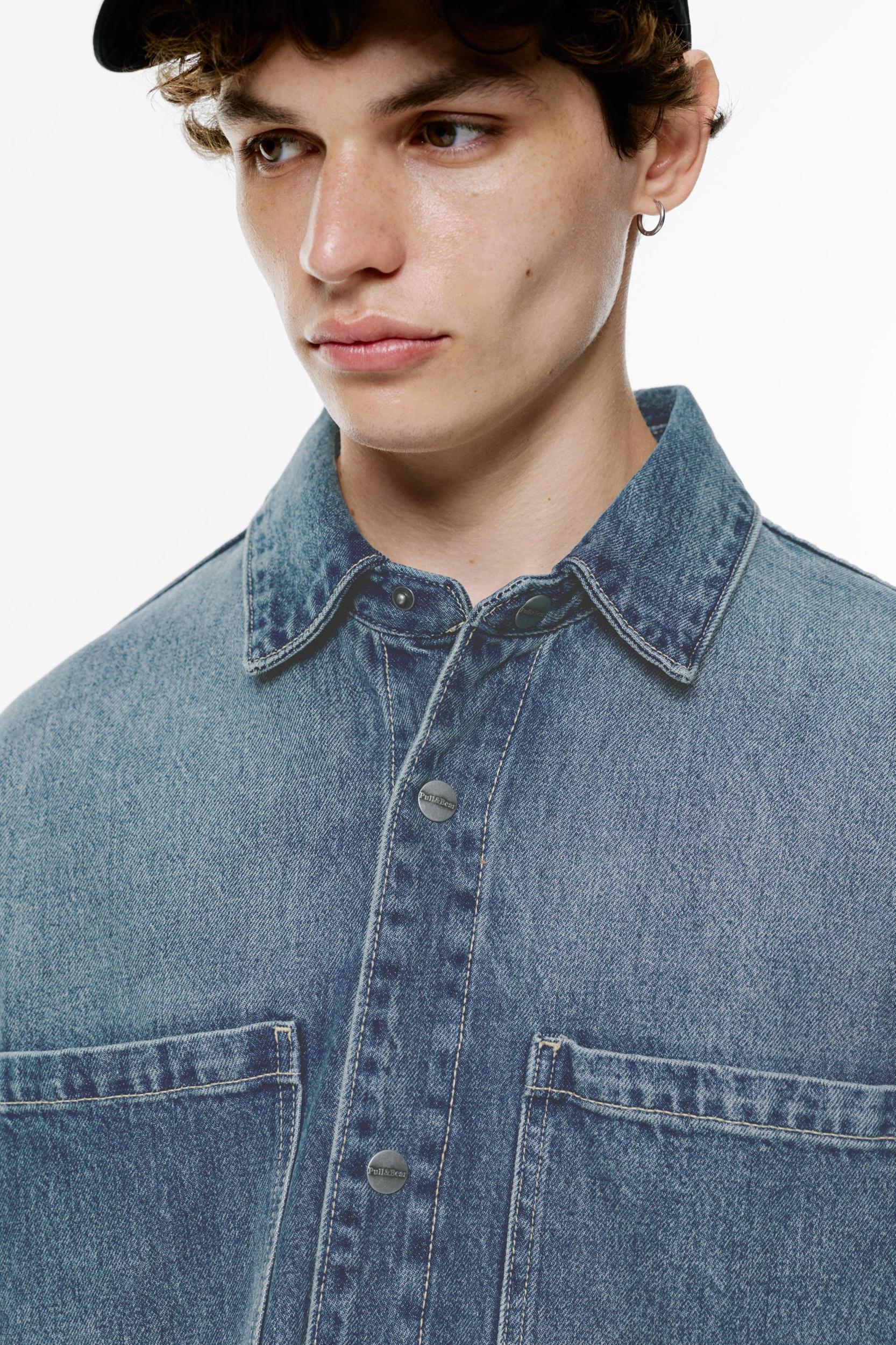 Denim shirt Product Image