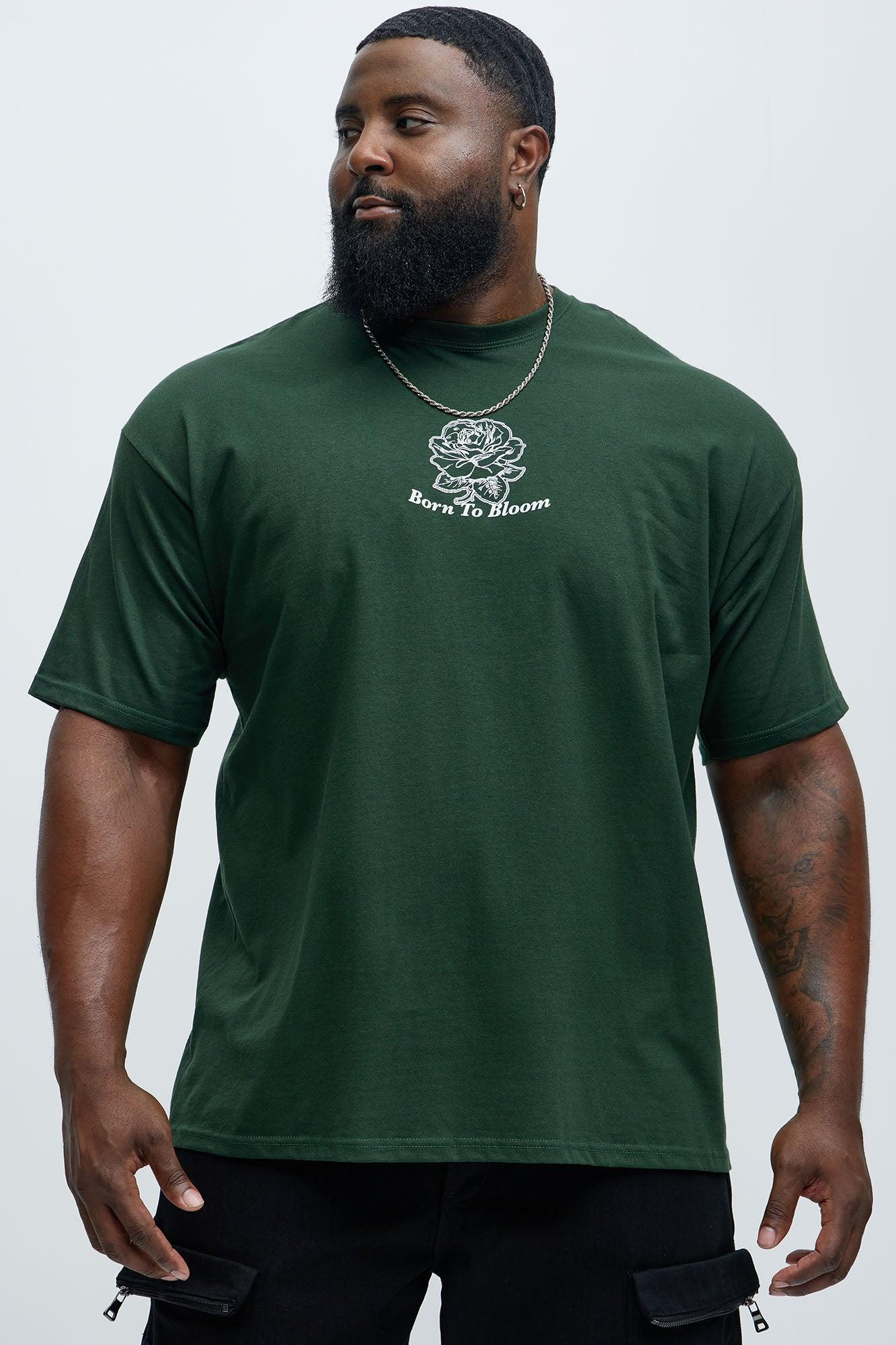 Born To Bloom Short Sleeve Tee - Hunter Green Product Image