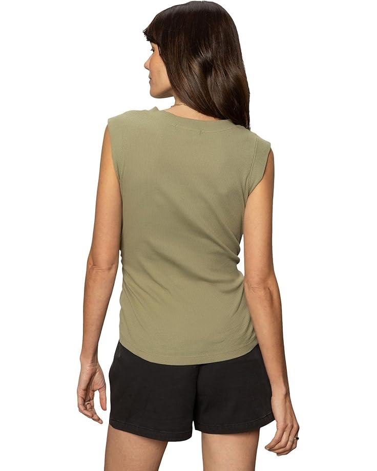 Women's Sanctuary Ribbed Ruched Tank Product Image