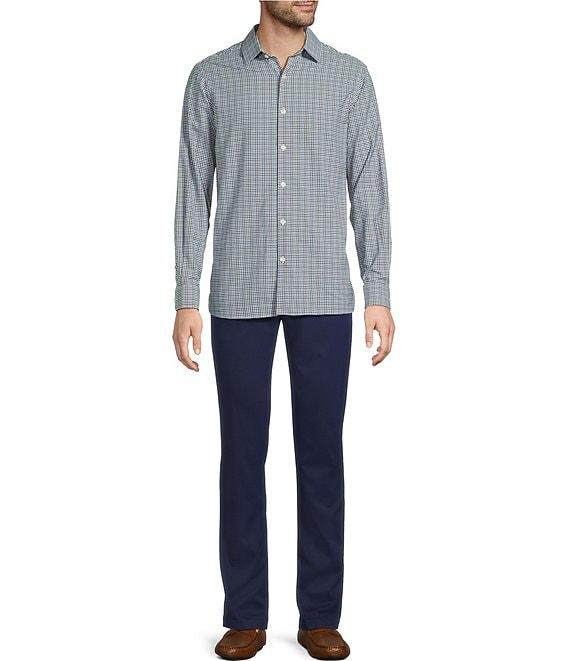 Hart Schaffner Marx Luxury Performance Long Sleeve Plaid Woven Sport Shirt Product Image
