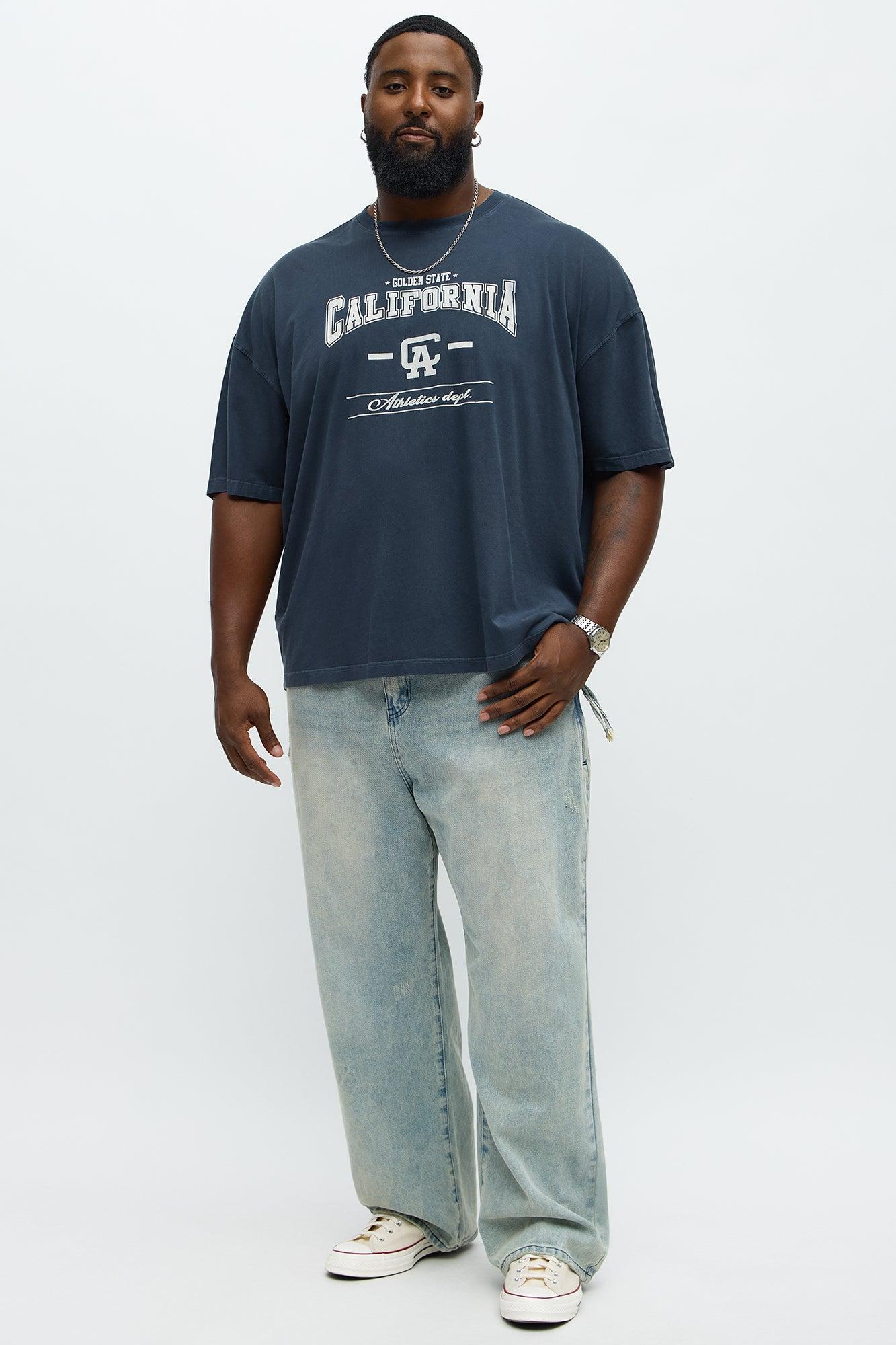 California Athletics Department Oversized Short Sleeve Tee - Navy Male Product Image