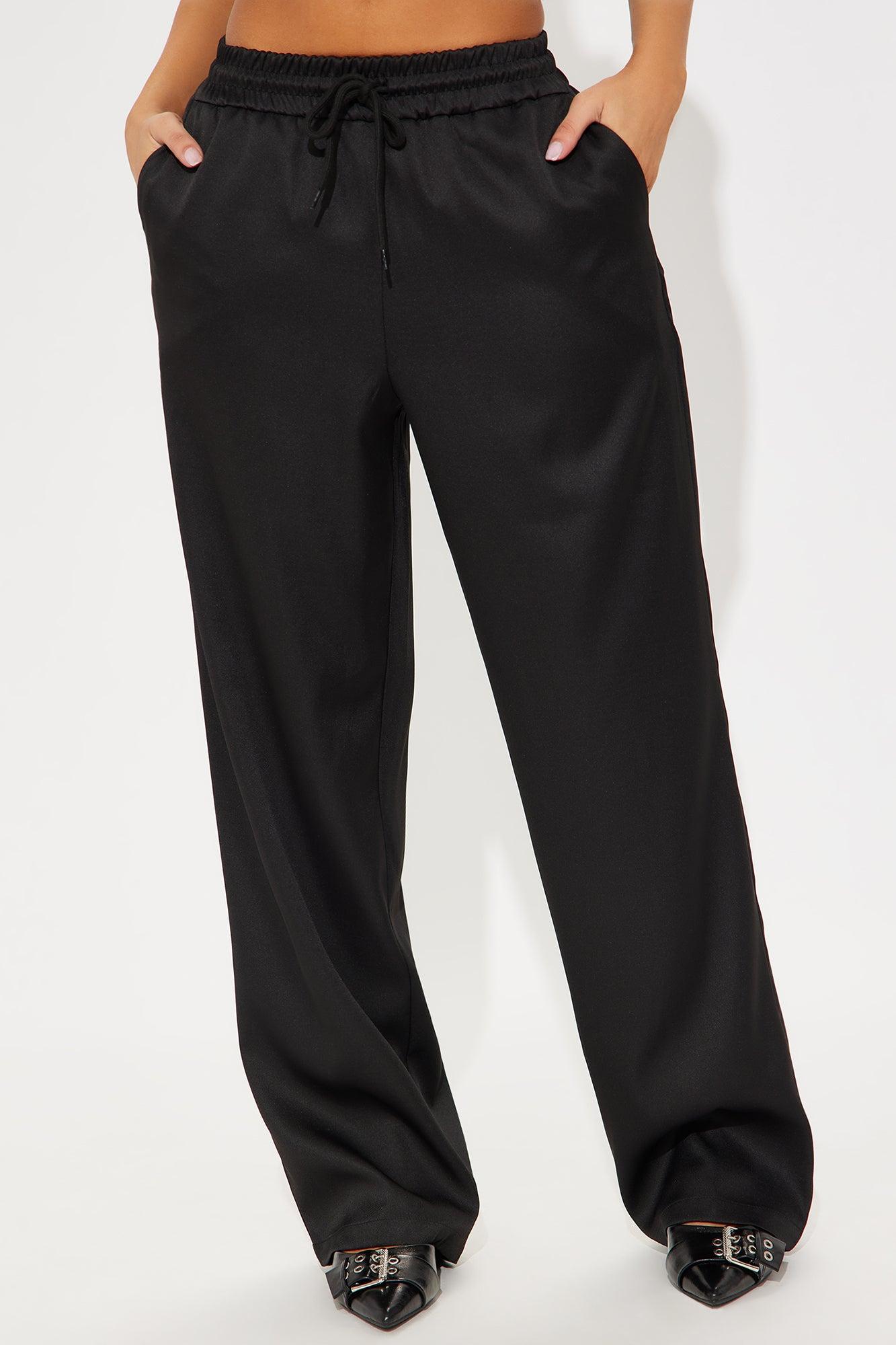 Under Control Straight Leg Trouser - Black Product Image
