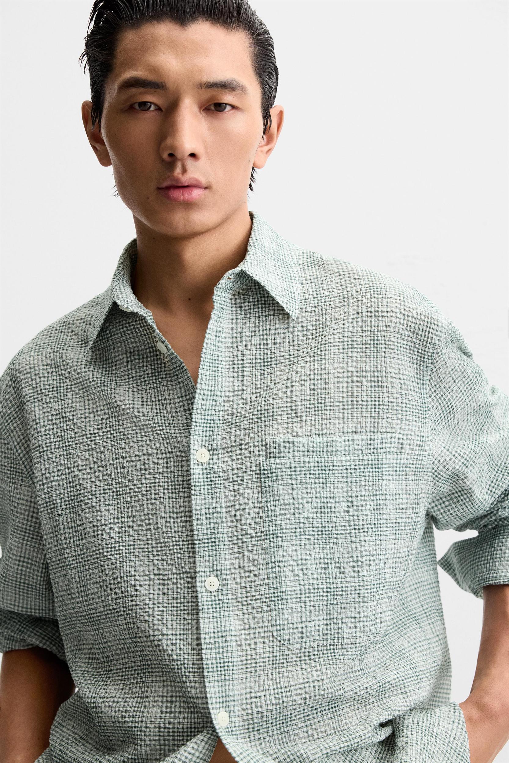 TEXTURED JACQUARD SHIRT Product Image