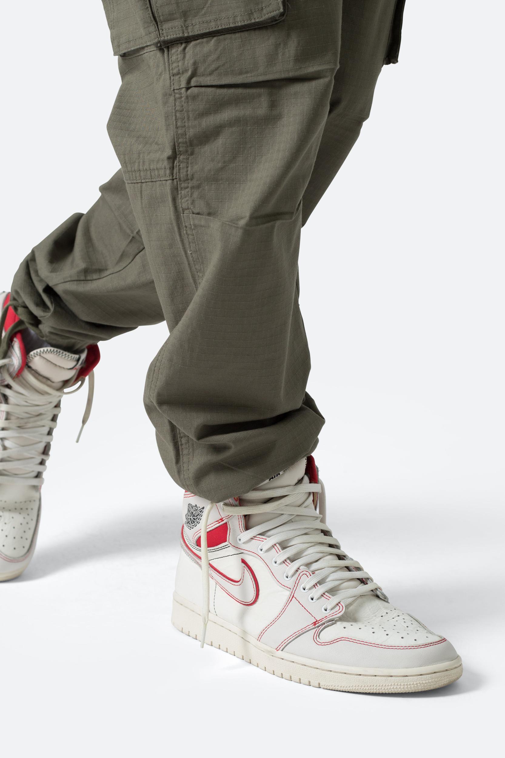 Vintage Cargo Pants - Olive Product Image