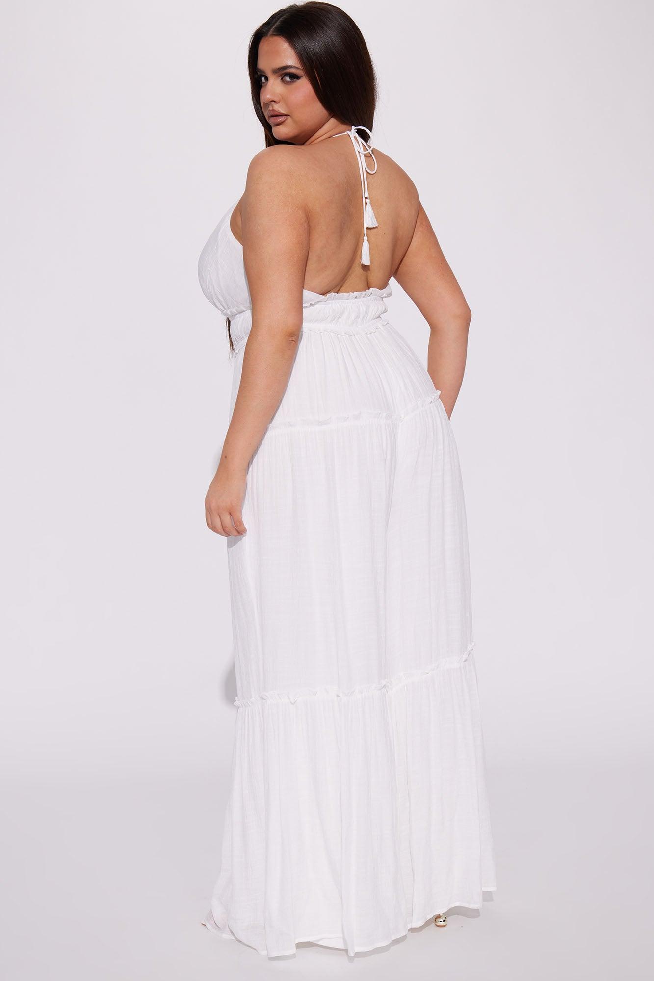 Gianna Gauze Jumpsuit - White Product Image