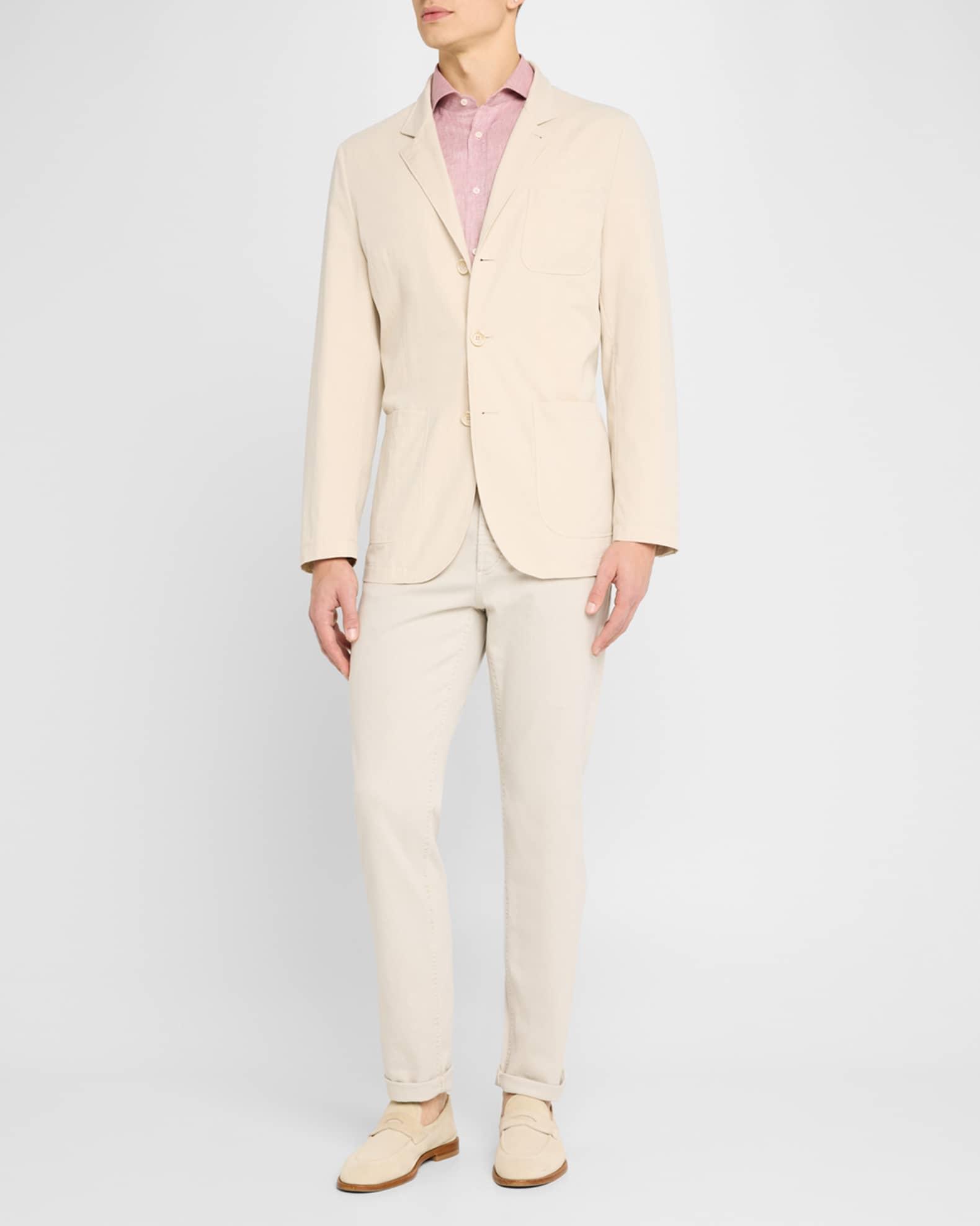 Men's Patch-Pocket Single-Breasted Sport Coat Product Image