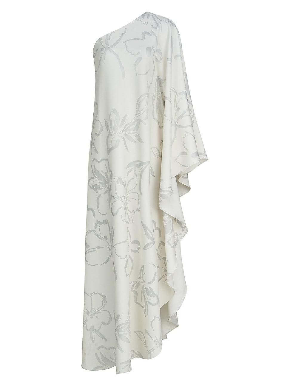 Womens Nevean Asymmetric Floral Caftan Product Image