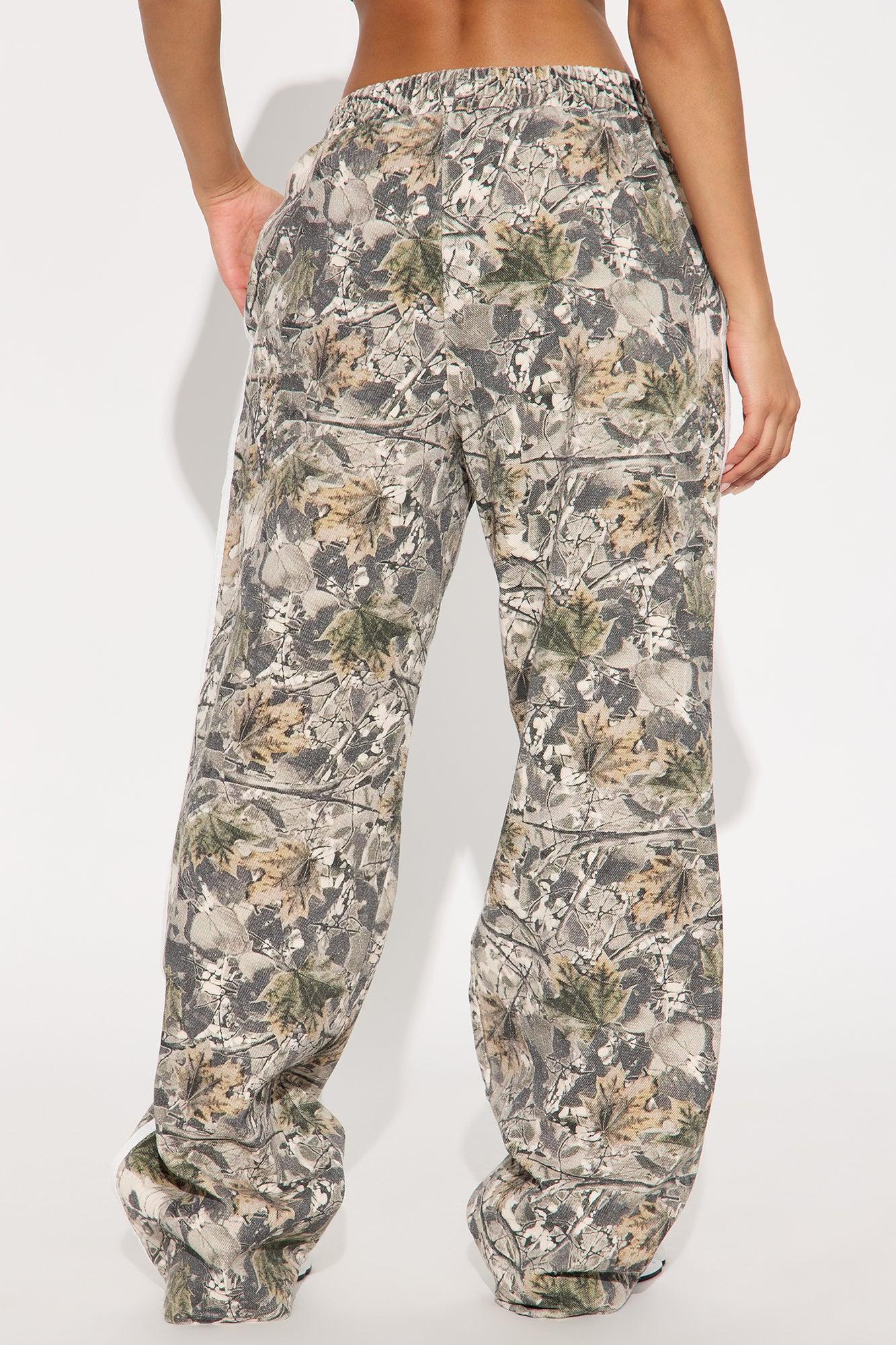 Not In Sight Camo Wide Leg Pant - Camouflage Product Image
