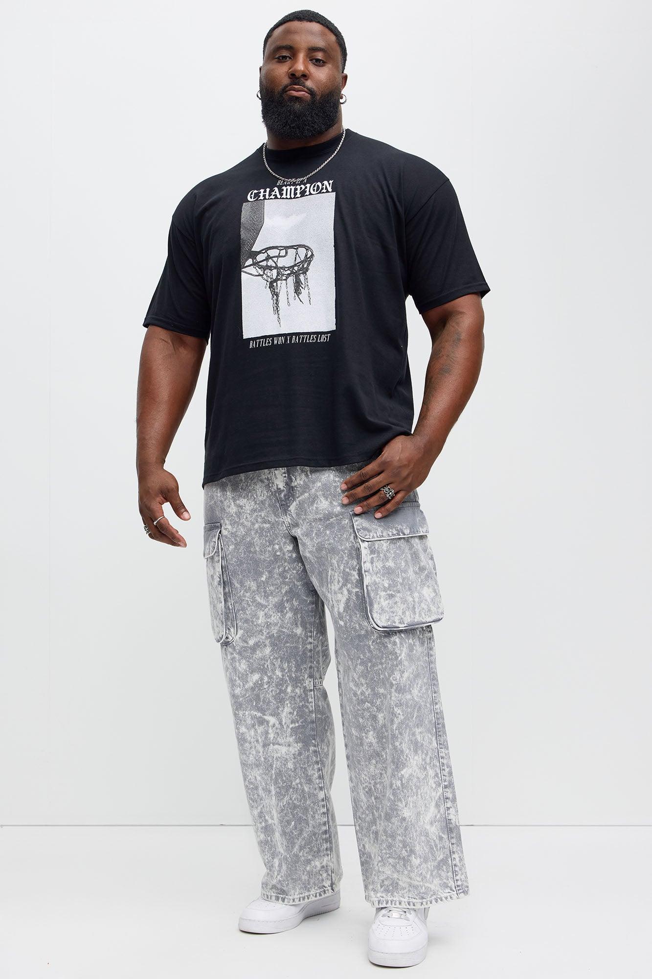 Heart Of A  Champion Short Sleeve Tee - Black Product Image