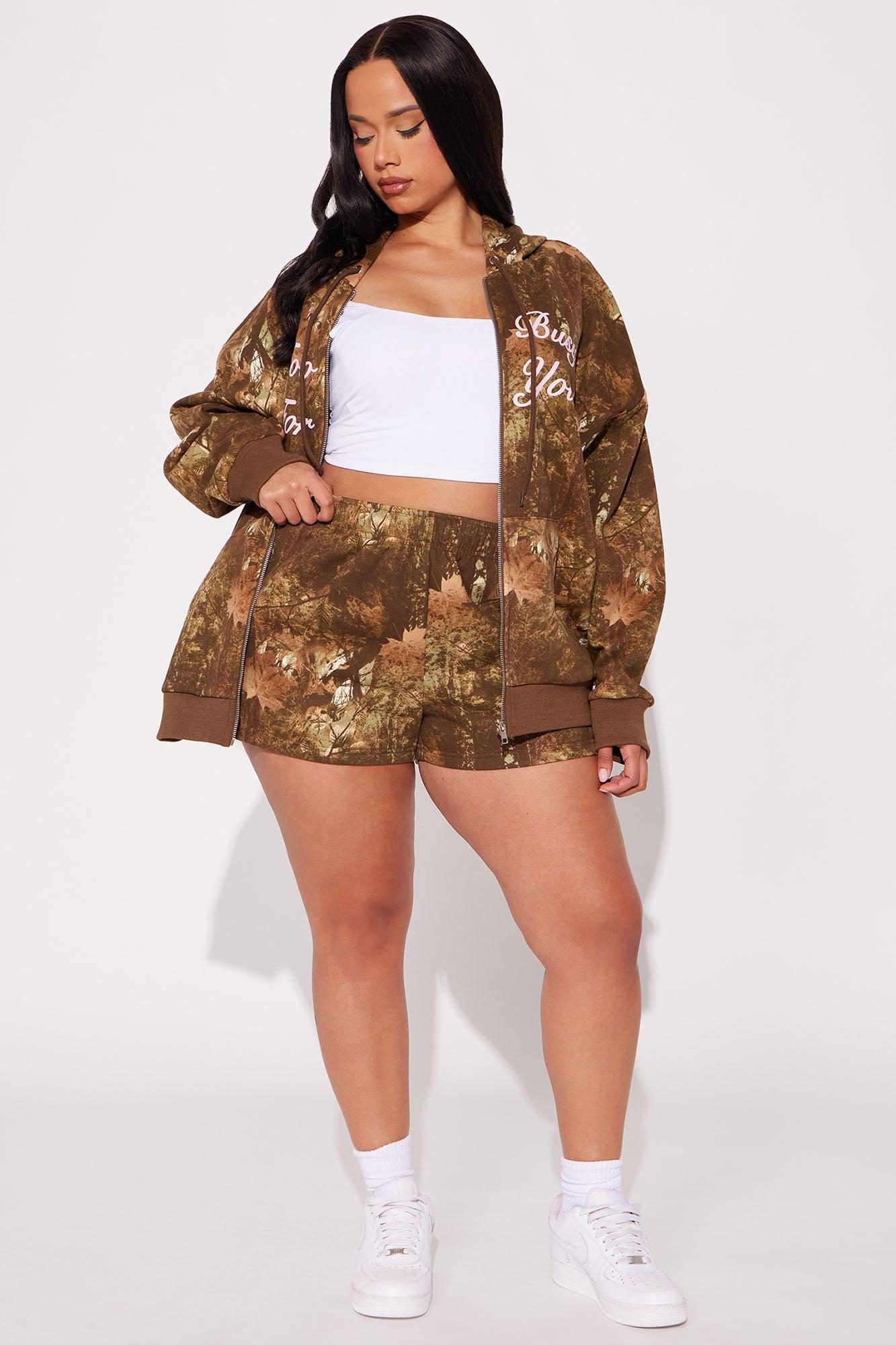 Too Busy For You Camo Mini Shorts - Camouflage Product Image