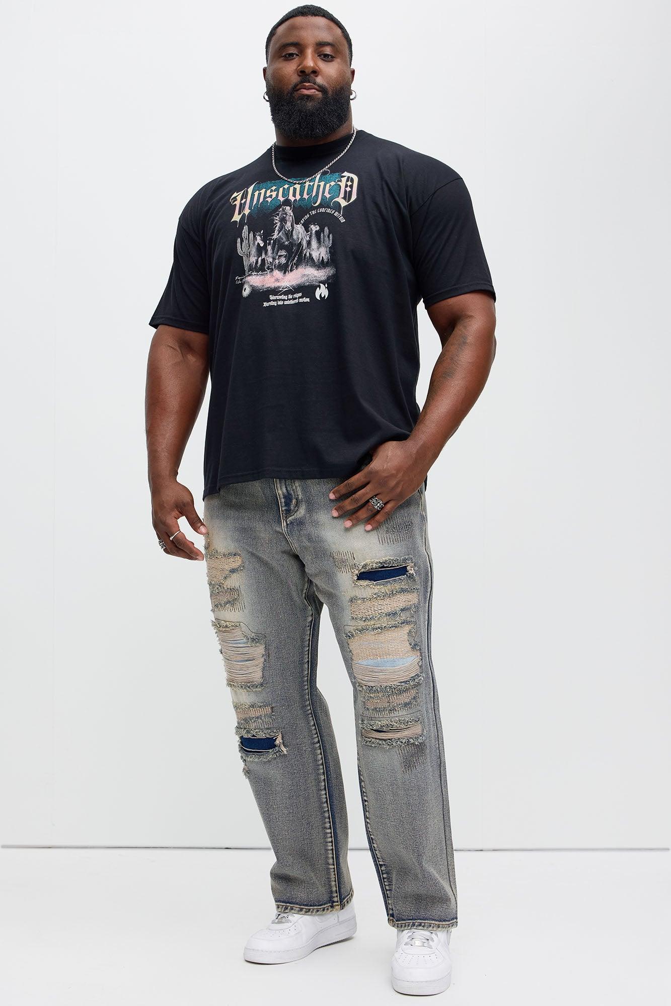 Unscathed Short Sleeve Tee - Black Product Image