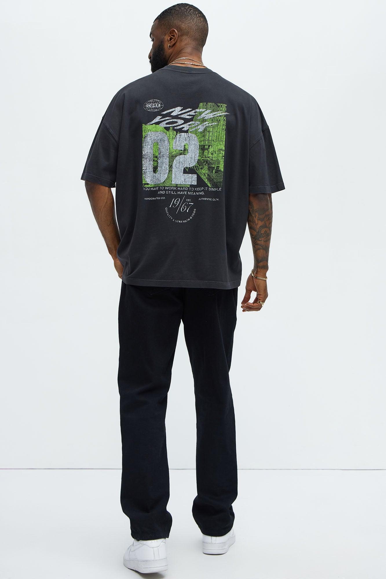 New York Core Oversized Short Sleeve Tee - Black Product Image