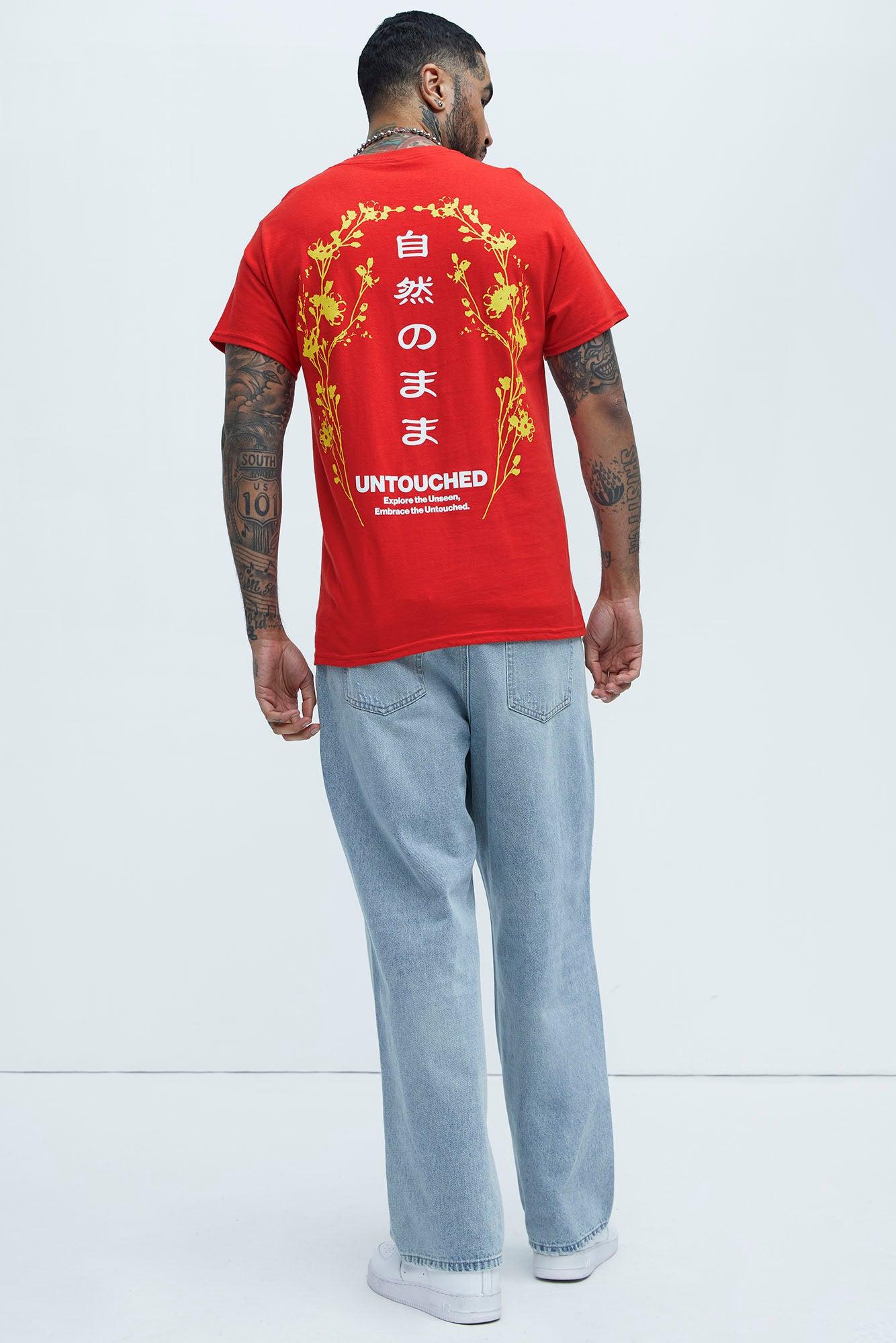 Found My Peace Short Sleeve Tee - Red Product Image