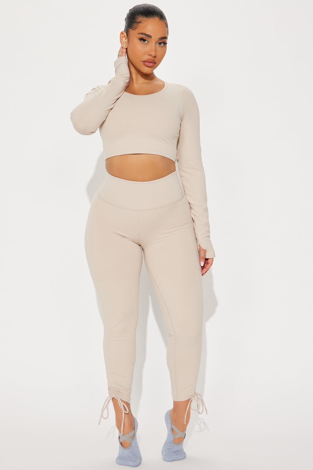 Extend Super Soft Active Capri Legging - Light Taupe Product Image