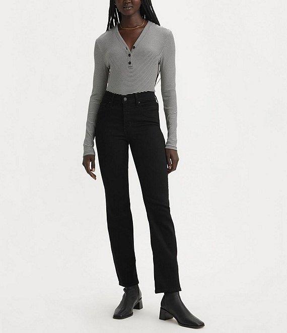 Levi's® 314 Shaping Straight Leg Mid Rise Jeans Product Image