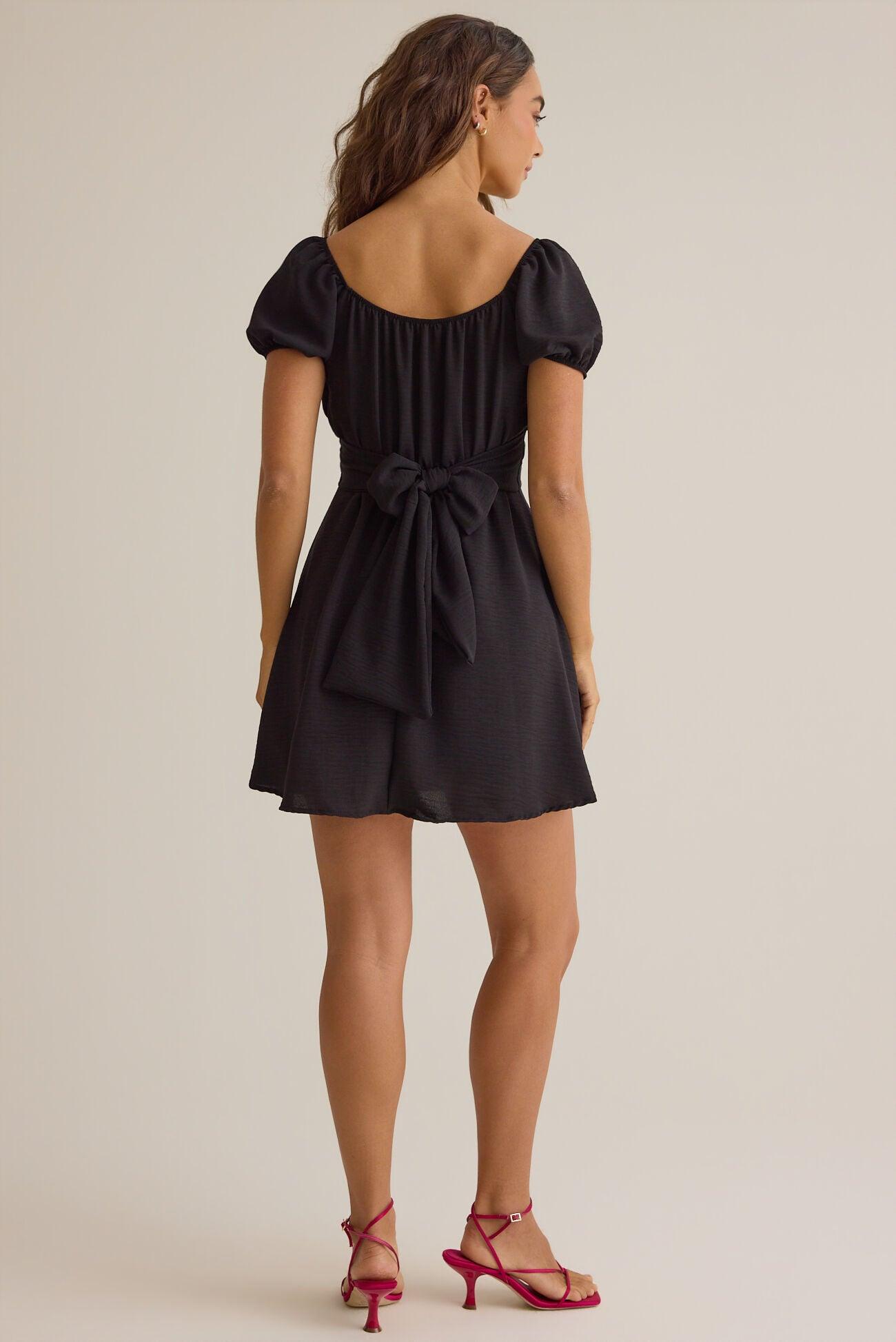 Delilah Crossover Mini Dress Product Image
