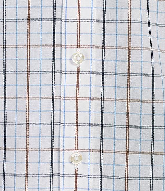 Gold Label Roundtree & Yorke Slim Fit Non-Iron Short Sleeve Medium Plaid Sport Shirt Product Image