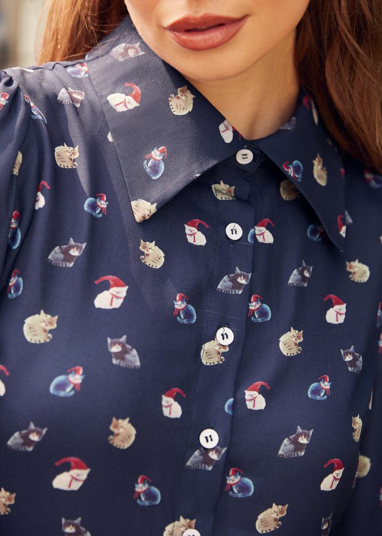 Romantic Era Button Front Midi Dress Product Image