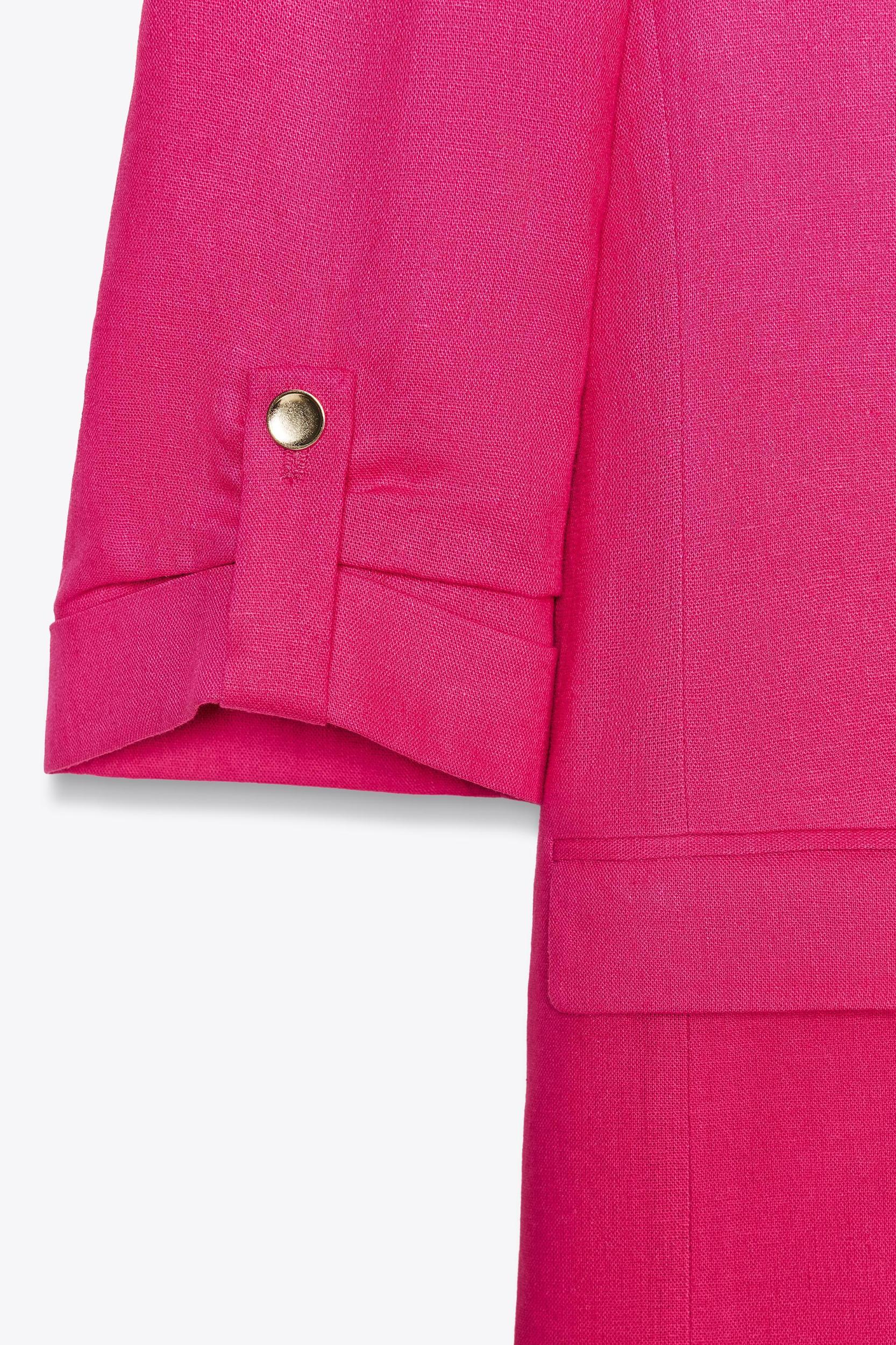 BLAZER WITH ROLLED-UP SLEEVES Product Image