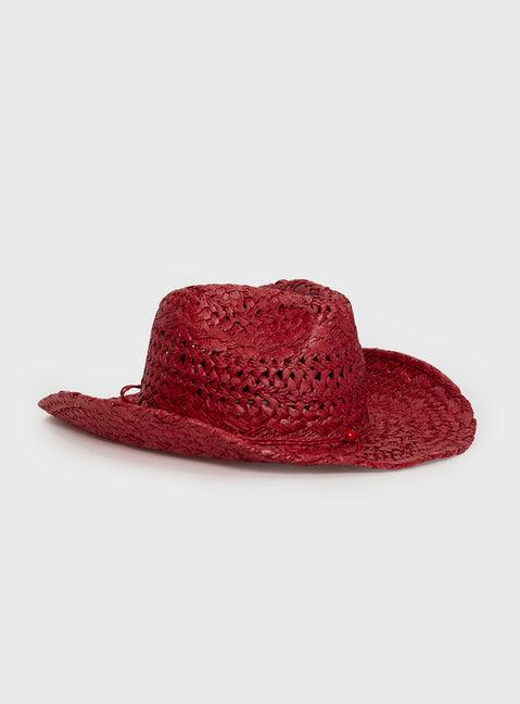 Dominick Cowboy Hat Red Product Image