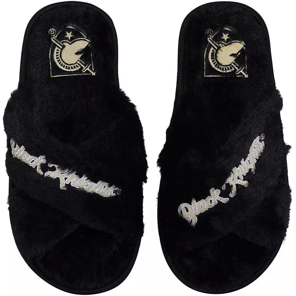 Women's FOCO Army Black Knights Script Cross Slide Slippers,  Product Image