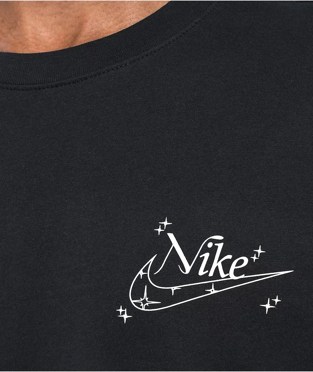 Nike Sportswear Black Long Sleeve T-Shirt Product Image