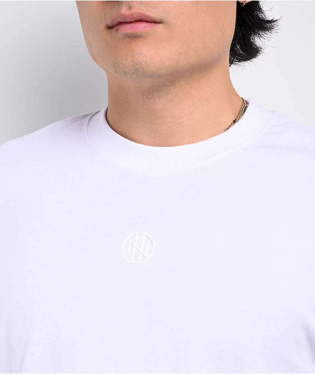 Ninth Hall Fundamentals White Boxy T-Shirt Product Image