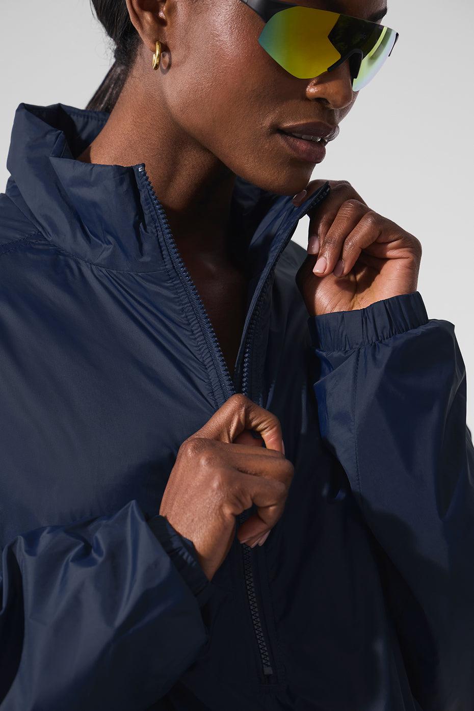 Latitude Light Weight 1/2 Zip Pullover Jacket - Navy Female Product Image
