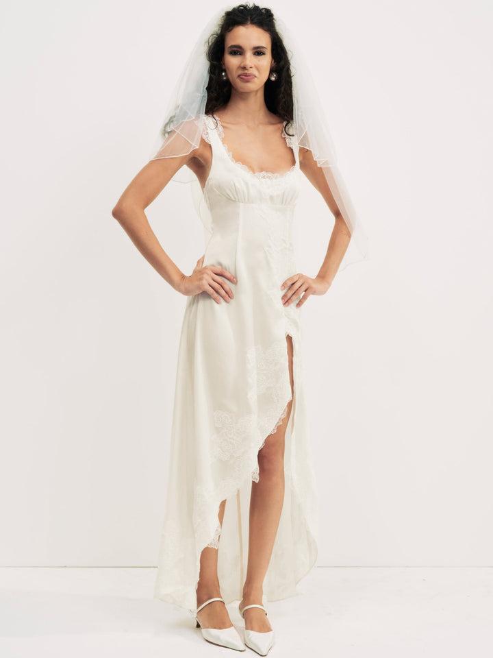 Clemence Maxi Dress — Cream Product Image