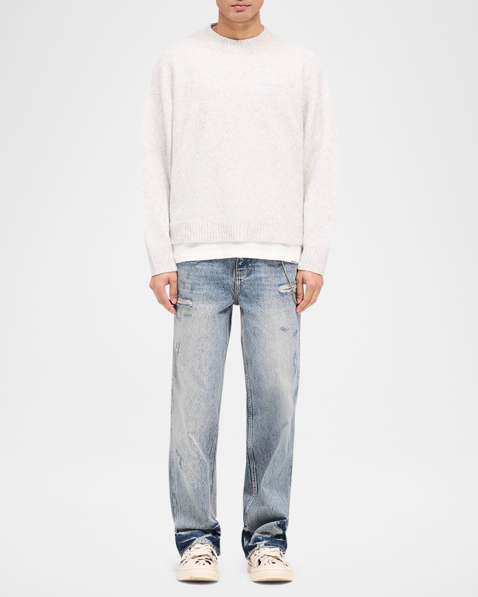 Men's Marled Cashmere-Blend Sweater Product Image