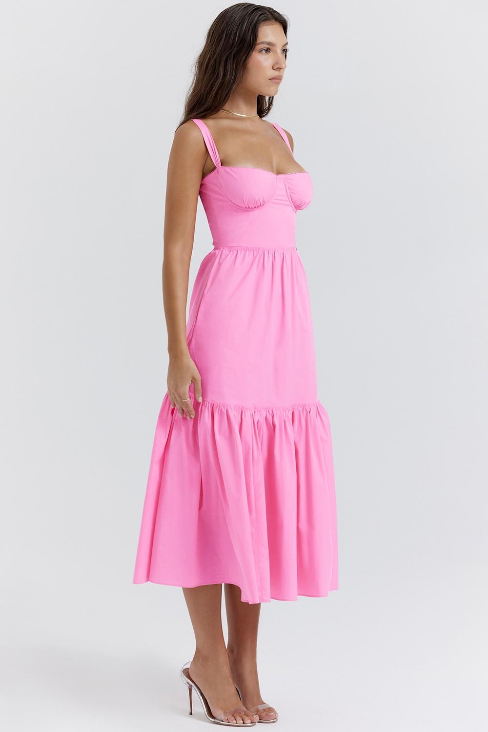 Elia  french pink midi sundress Product Image