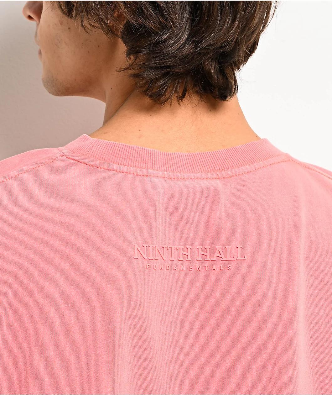 Ninth Hall Fundamentals Rose Oversized T-Shirt Product Image