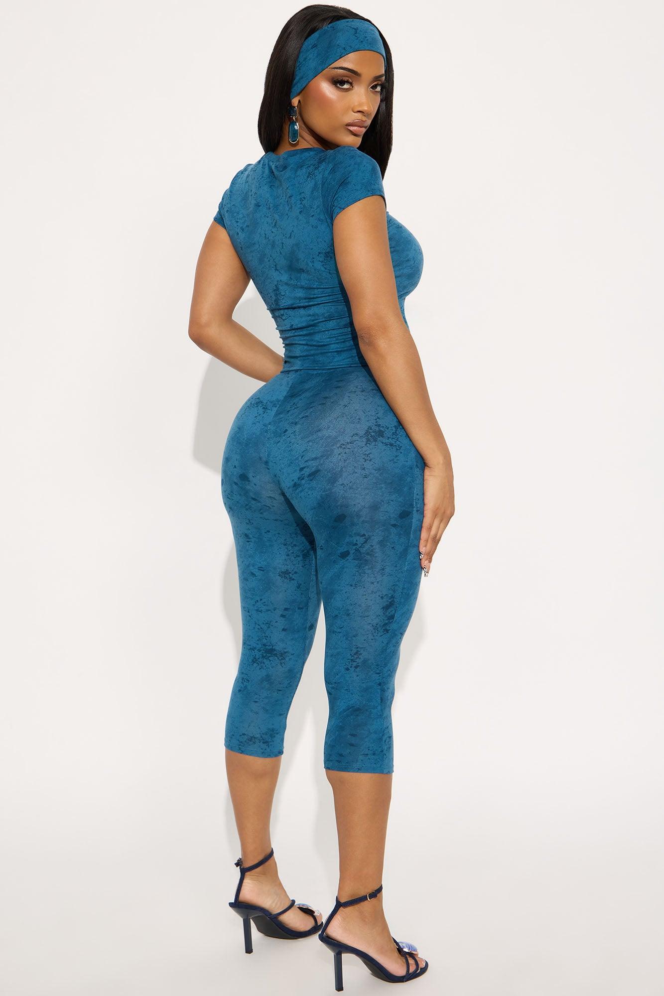 Chelsea 3 Piece Capri Set - Indigo Female Product Image