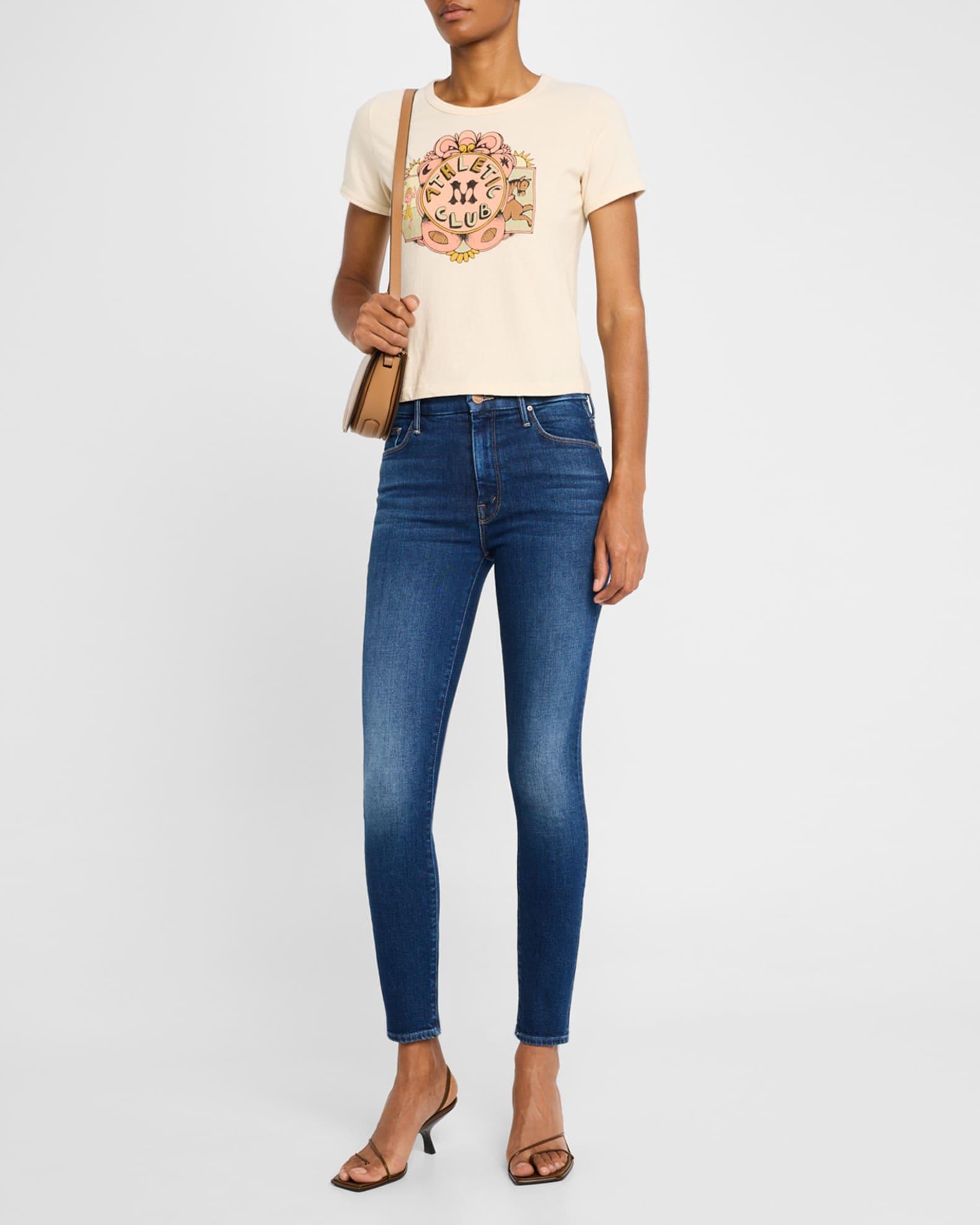 The High Waisted Looker Ankle Jeans Product Image