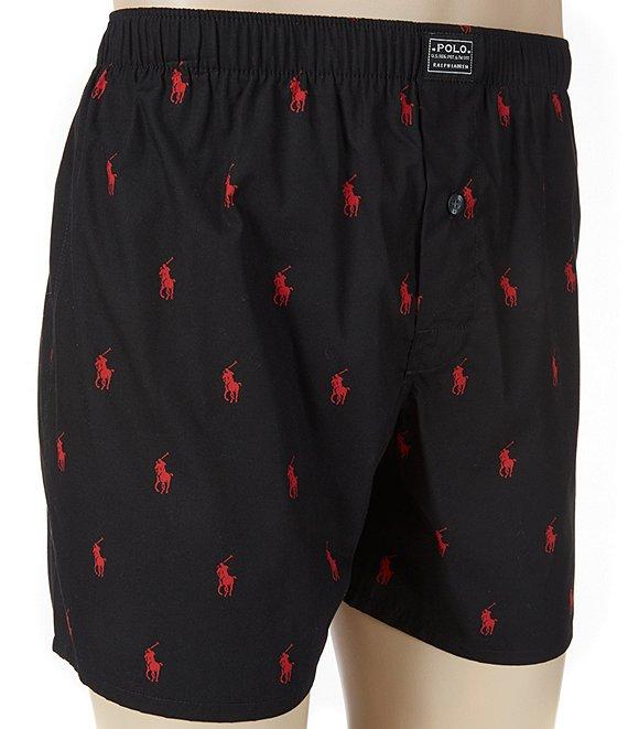 Polo Ralph Lauren Polo Player Woven Boxers Product Image