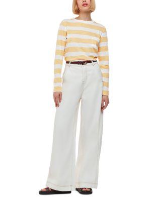 Striped Crewneck Pocket Top  Product Image