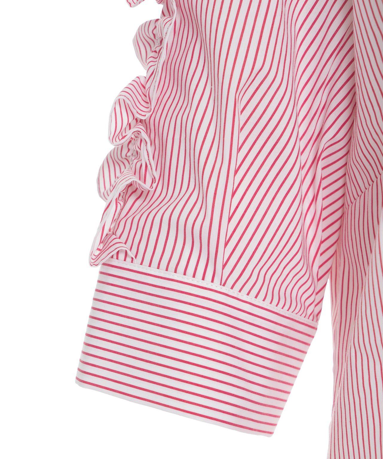 Striped shirt with ruffles Product Image